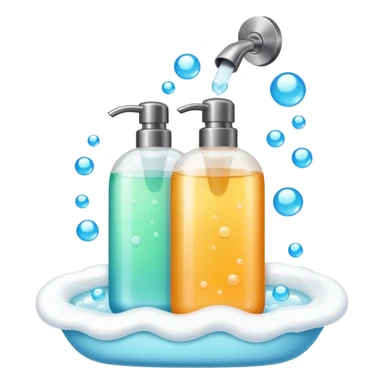 Soap and shampoo sticker