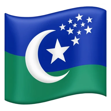 The flag of Awdal state in somaliland sticker