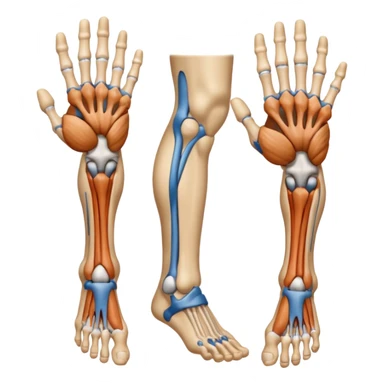 1.3 Limbs & Extremities 🦵 🦾 ✋ sticker