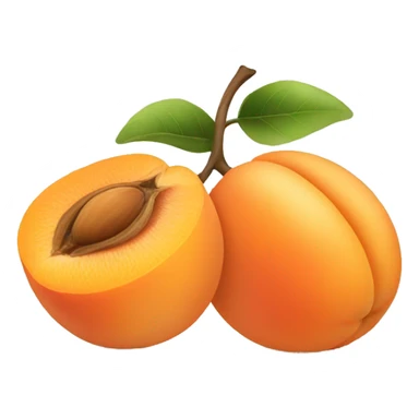 Apricot sticker