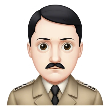 Black hitler sticker