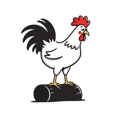 Rooster sticker