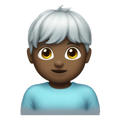 Baby blue apple max sticker