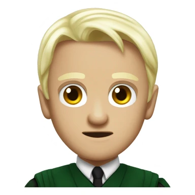 a Draco Malfoy emoji sticker