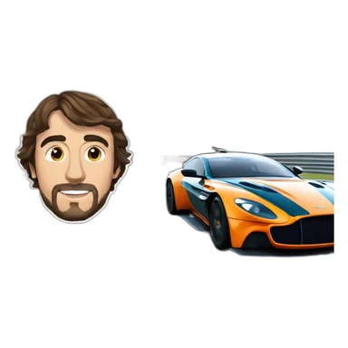 fernando alonso aston martin sticker