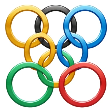 Olympic games rings sticker