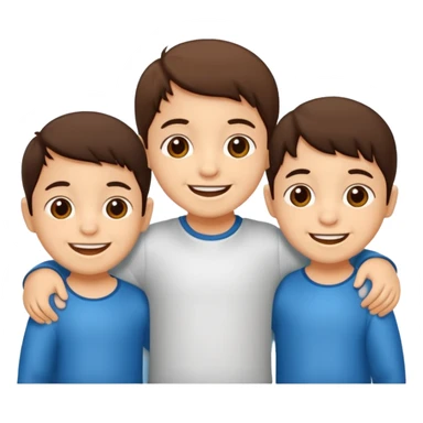 Crea tres profes de niños pequeños sticker