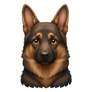 Create a German shepherd emoji sticker