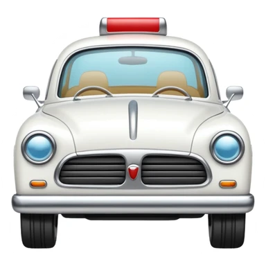 Auto blanco yendo al cine sticker