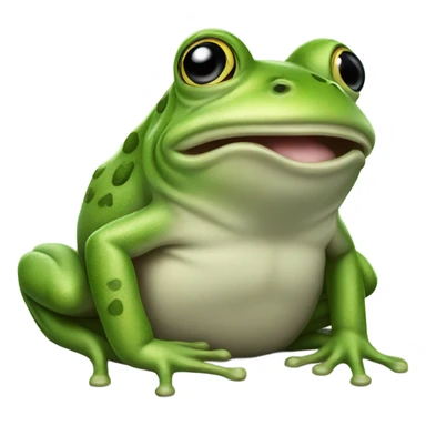 Frog sticker