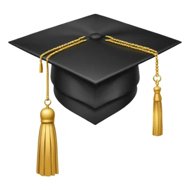 Graduation cap tossed in air sticker