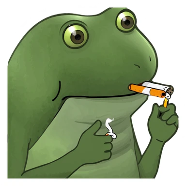 Smoking glizzy sticker