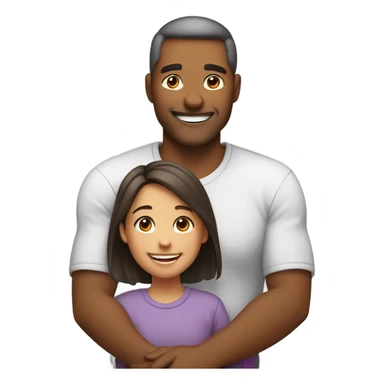 Love from father to daughter sticker