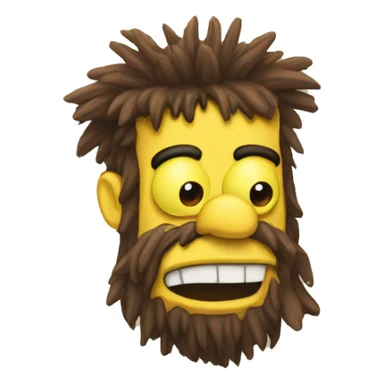 spongebob caveman sticker