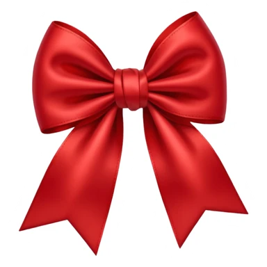 Sanguine red bow sticker