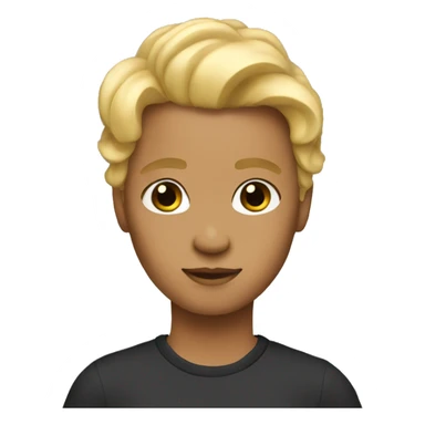 Pink blond vibe sticker