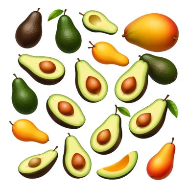Mango Avacado sticker