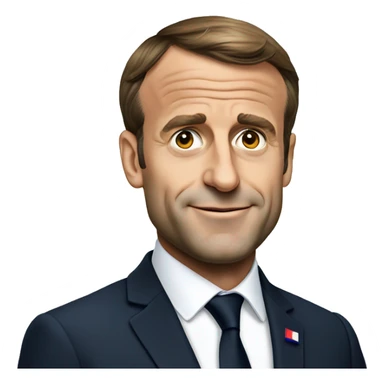 France president macron sticker
