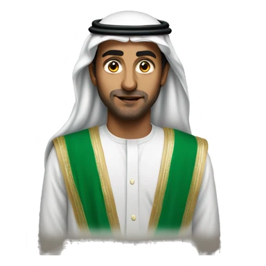 photorealistic Faisal of Saudi Arabia sticker