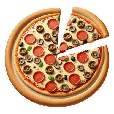 junk food pizza sticker