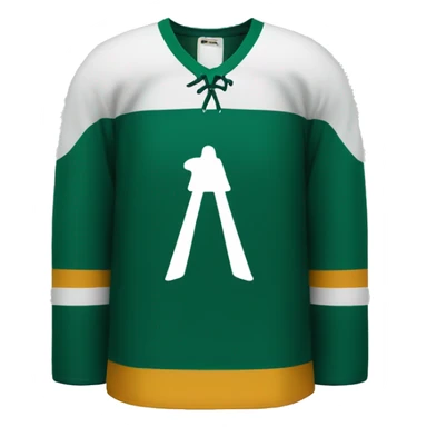 same hockey jersey dark green color sticker
