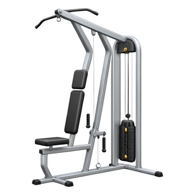 lat pulldown silve machine sticker