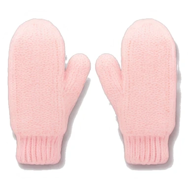 baby pink mittens cozy sticker