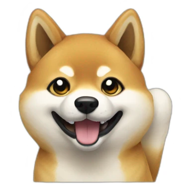 shibainu-thumbsup sticker