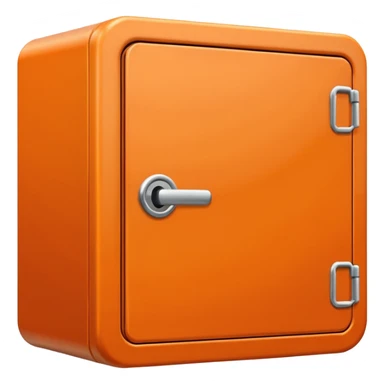 locker orange sticker