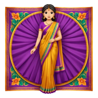 saree sticker