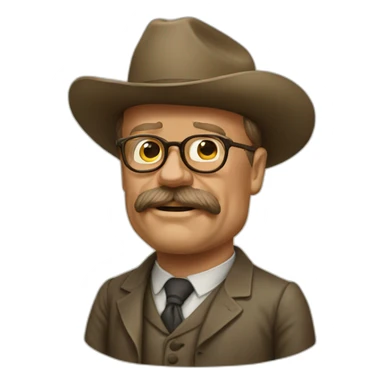 Theodore Roosevelt sticker
