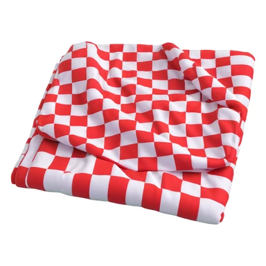 picnic with red and white checkered blanket sticker