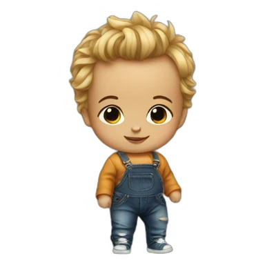 baby with a lamborghini sticker