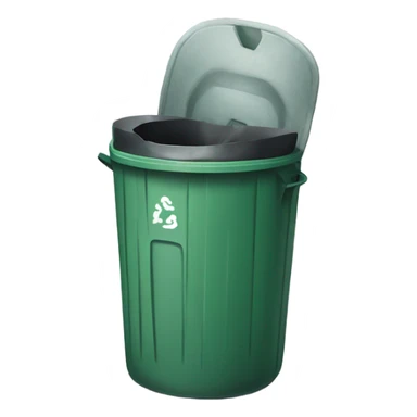 Trashcan sticker