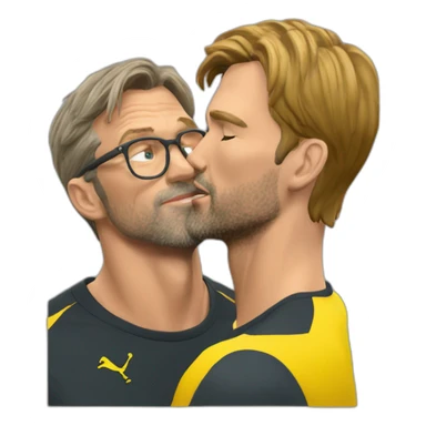 jurgen Klopp kiss sticker