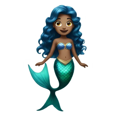 mermaid princess sticker