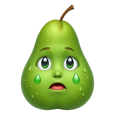 Birne die weint sticker