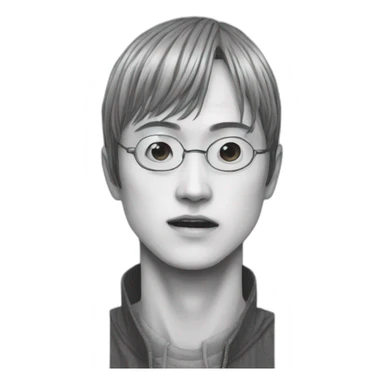 Junji ito sticker