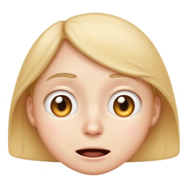 awkward face emoji, nervous smile, sweat drop, wide eyes sticker