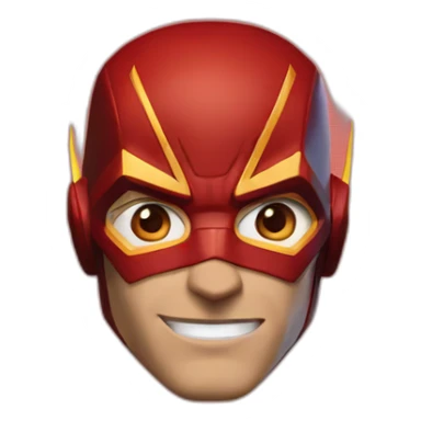 THE FLASH MIXED WITH SUPERMAN sticker