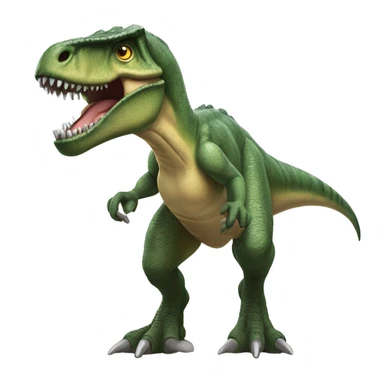 A giganotosaurus emoji. Show whole body sticker