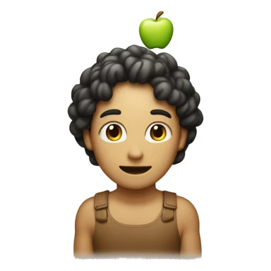 apple with samsung sticker