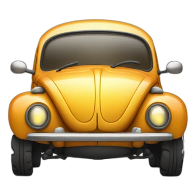 cheeky beetle sticker