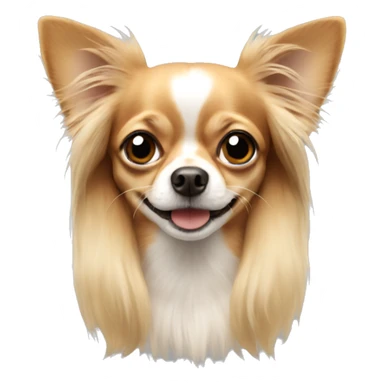 Chihuahua with long hair sticker