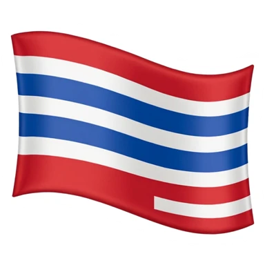 FR yugoslavia flag blue white red without star, only three stripes sticker