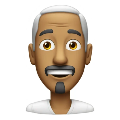 cigan with goatee sticker