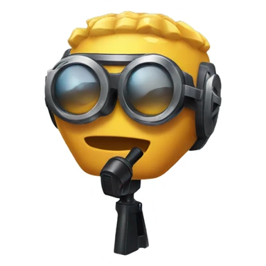 Free fire diamond with microphones sticker