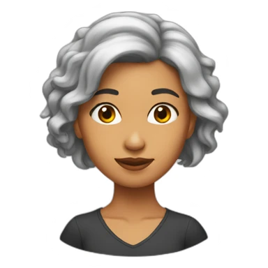 chica de pelo rojo sticker