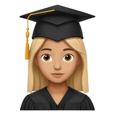 young university graduate sticker