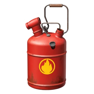 create a realistic petrol canister sticker